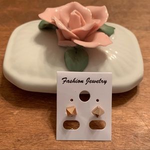 Fashion Earrings - Rose Gold Geometric